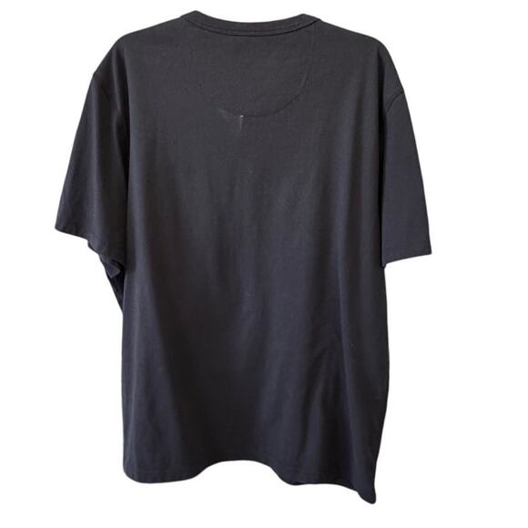 UNTUCKit Men's Black Jericho Ultrasoft Short Sleeve Henley T-Shirt Size XXL - Picture 2 of 4